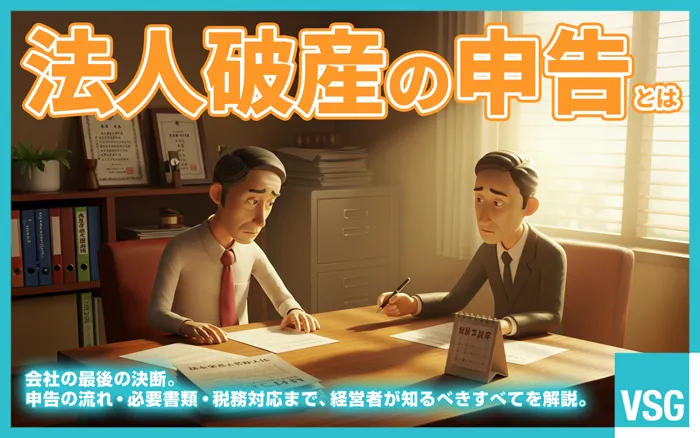 法人破産の流れや必要書類、注意すべきポイントをわかりやすく解説します。法人破産時の税務申告や決算申告・消費税申告の必要性に至るまで、網羅的に解説した記事になっています。