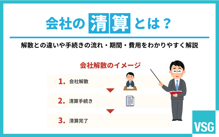 会社の清算とは？解散との違いや手続きの流れ・期間・費用をわかりやすく解説