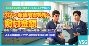 【2026年最新】労災で後遺障害等級ごとの金額はいくら？金額早見表付きで解説