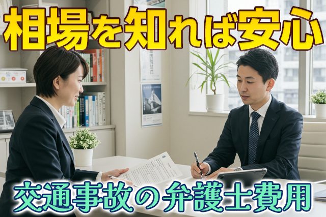 交通事故で弁護士費用の相場は？着手金・報酬金を抑える方法を解説