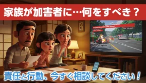 交通事故で加害者家族は責任を負う？どう対応すればいい？