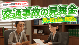 交通事故の見舞金とは？相場や受け取る際の注意点を解説