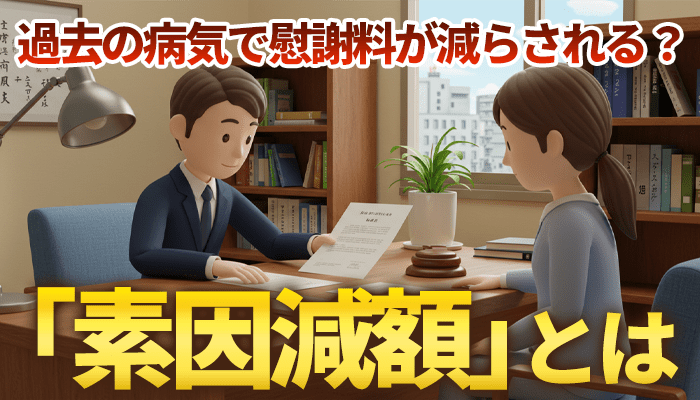 交通事故の素因減額とは？判例や計算方法、過失相殺との違いを解説