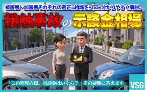 接触事故の示談金相場はいくら？増額のポイントや注意点を解説