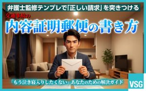 【例文つき】交通事故の内容証明郵便の書き方　ポイントや注意点を解説
