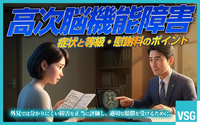 医師監修のもと弁護士が、高次脳機能障害の症状や後遺障害等級、慰謝料相場を詳しく解説。交通事故後に「家族の様子が変わった」とお悩みの方へ、適切な等級認定のポイントや増額のコツを医学的・法的な専門知見からお伝えします。正当な補償を受けるための重要情報を網羅した決定版です。