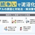 相続争いで泥沼化？トラブルの原因と対処法・解決策を紹介