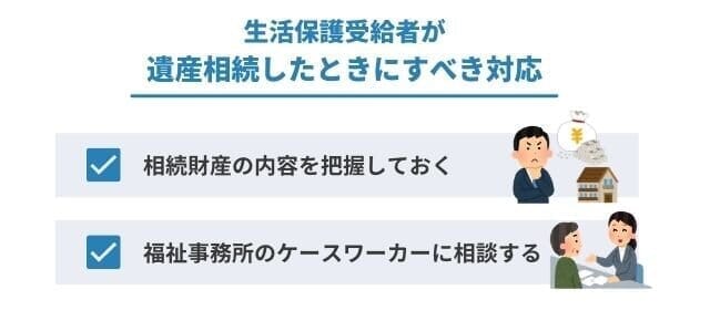 生活保護受給者が遺産相続したときにすべき対応