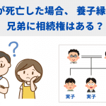 養子が死亡した場合、 養子縁組前の兄弟に相続権はある？