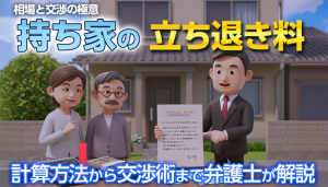 持ち家の立ち退き料の相場はいくら？計算方法や交渉のコツも紹介
