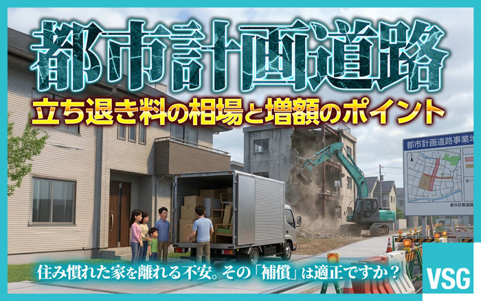 都市計画道路の立ち退き料は、さまざまな事情を総合的に考慮して決定されます。計算方法や考慮事項、増額のポイントを実務に詳しい弁護士が解説します。