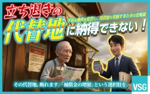 立ち退き時の代替地とは？補償に納得できない場合や揉めた時の対処法