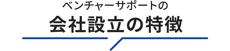 会社設立の特徴