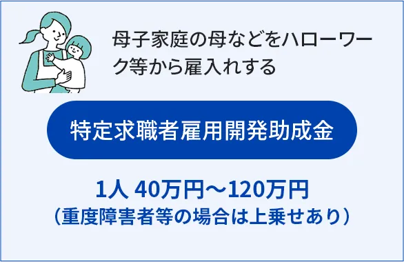 特定求職者雇用開発助成金