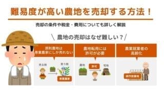 難易度が高い農地を売却する方法！売却の条件や税金・費用まで解説