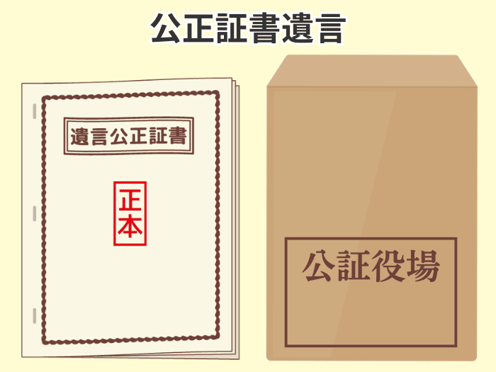 公正証書遺言のイメージ