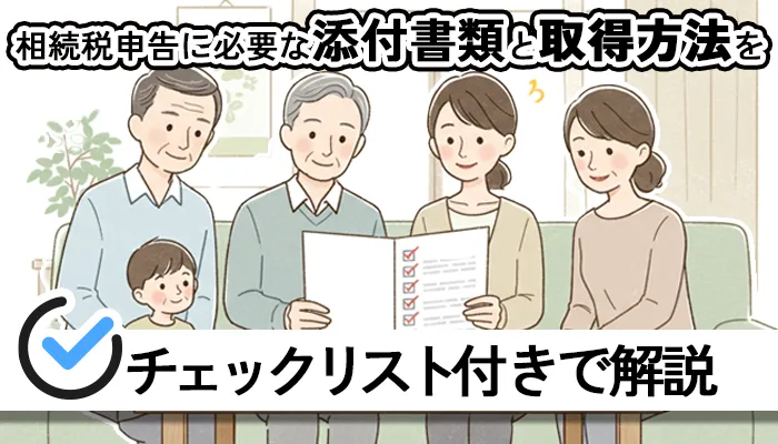 相続税申告に必要な添付書類と取得方法をチェックリスト付きで解説