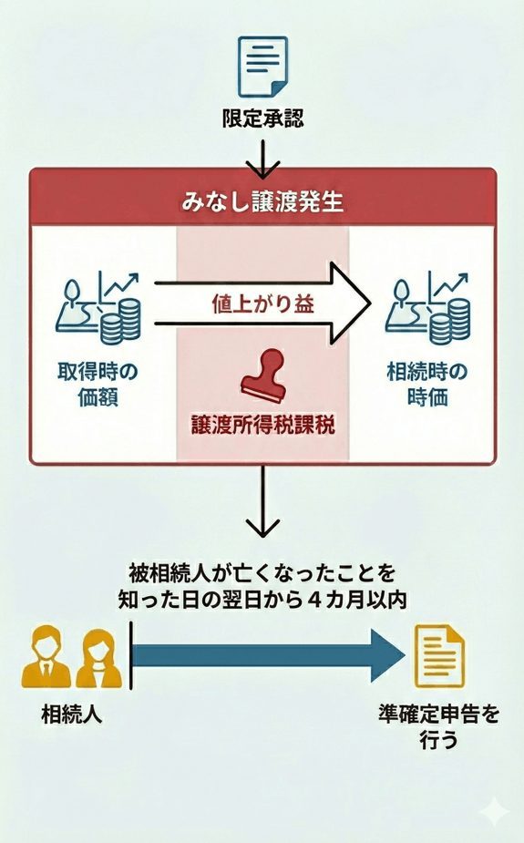 限定承認 みなし譲渡