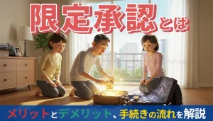 限定承認とは？メリット・デメリットや手続きの流れをわかりやすく解説