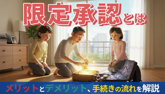 限定承認とは？メリット・デメリットや手続きの流れをわかりやすく解説