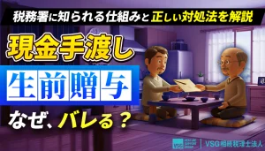 生前贈与で現金手渡ししても税務署にバレる理由とは？贈与税の節税ポイントも解説