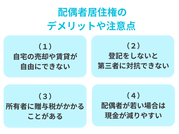 配偶者居住権のデメリット
