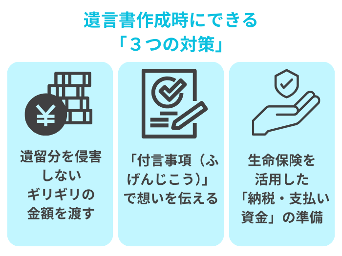 遺言書作成時の「トラブル対策」