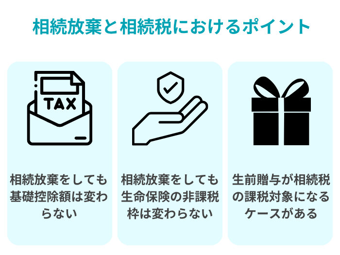相続放棄と相続税におけるポイント