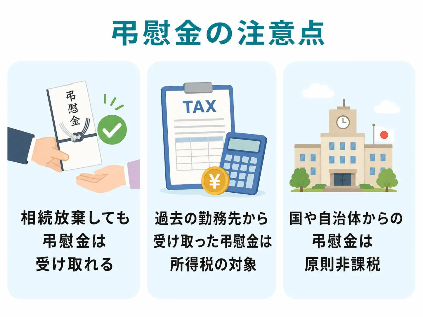 弔慰金の注意点