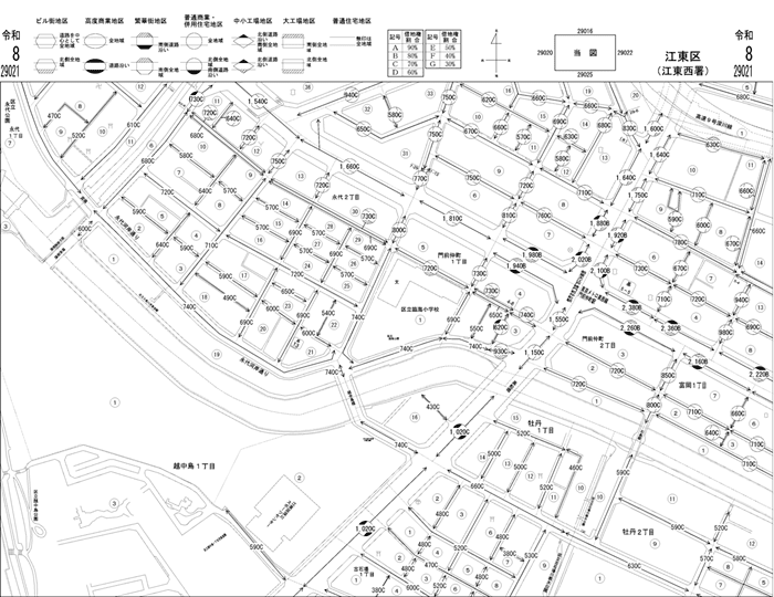 路線価図の例
