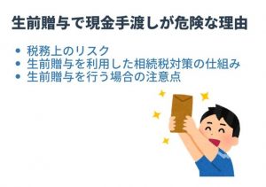 【無申告がばれると罰金も】生前贈与で現金手渡しが危険な理由は？税務署に否認されない方法