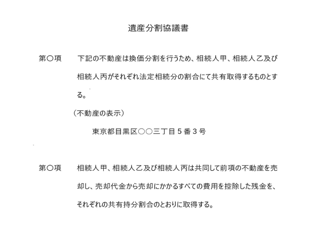 【遺産分割協議書】名義を相続者全員にする方法