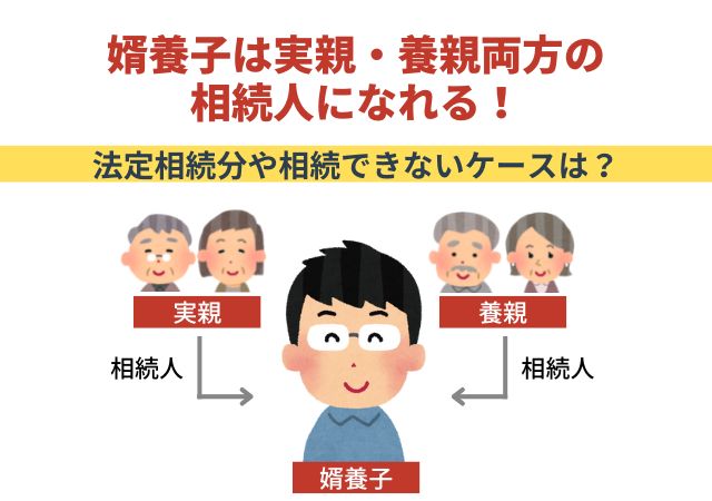 婿養子は実親・養親両方の相続人になれる！法定相続分や相続できないケースは？