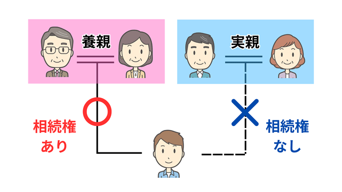 特別養子縁組では養親の財産のみを相続する