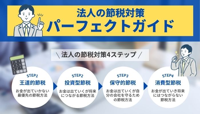 法人の節税対策パーフェクトガイド｜対策の前準備と時期別の対策方法を紹介