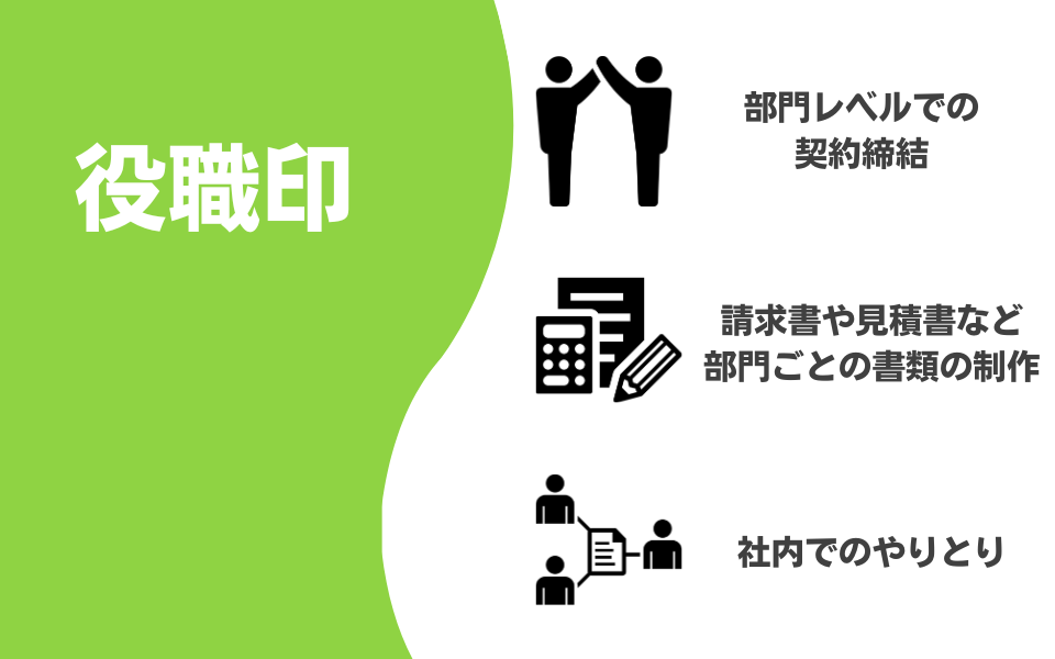 役職印