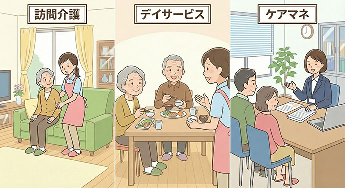 介護保険の指定事業の事業モデル3選