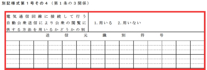 ホームページ・ECサイトを利用する場合のURL届出
