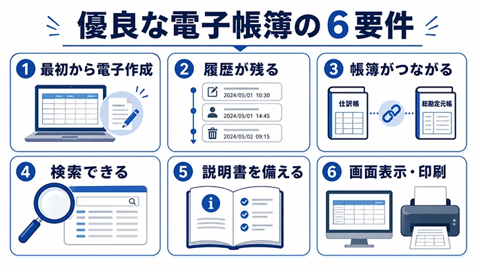 優良な電子帳簿の要件とは