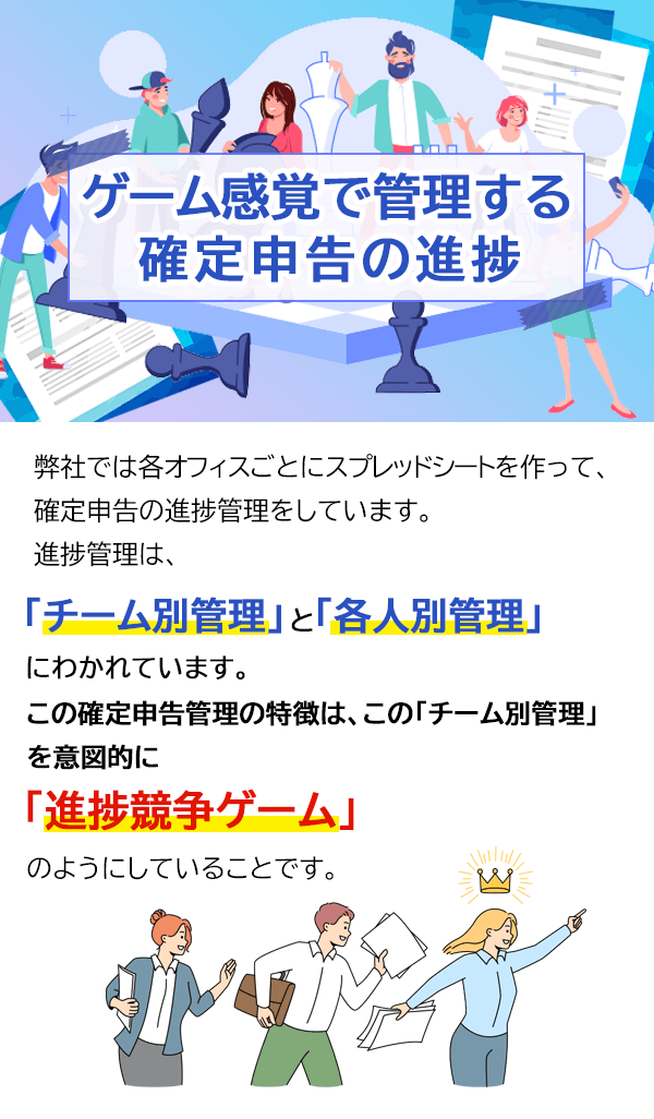 ゲーム感覚で管理する確定申告の進捗 - Tax Picks -タックスピックス