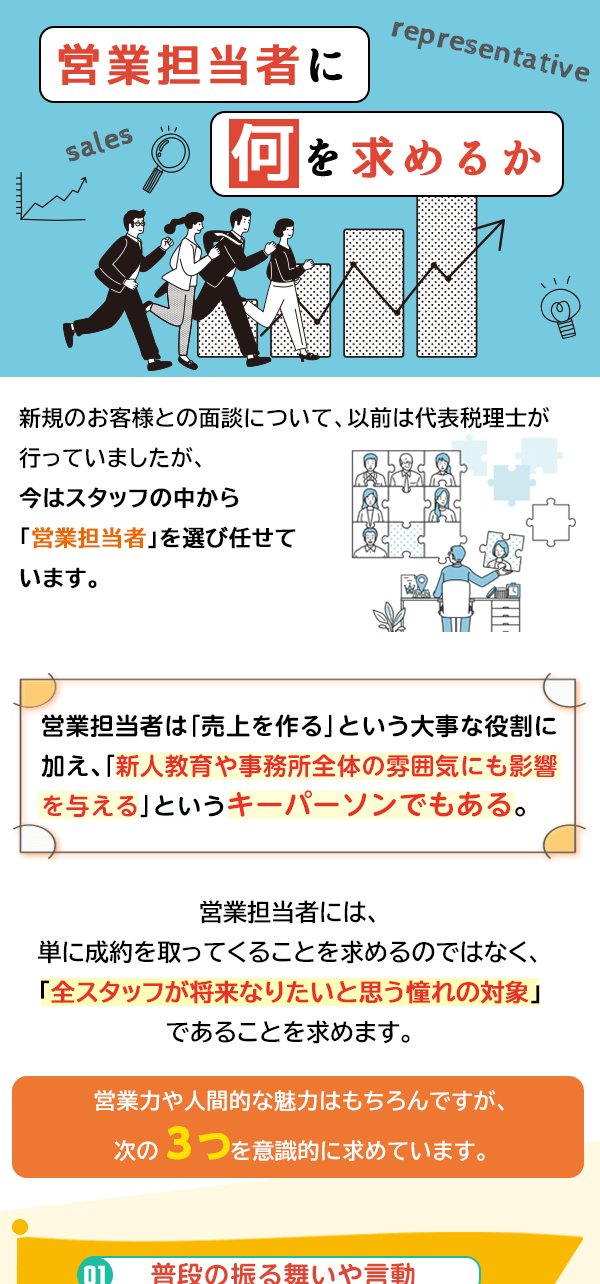 営業担当者に何を求めるか