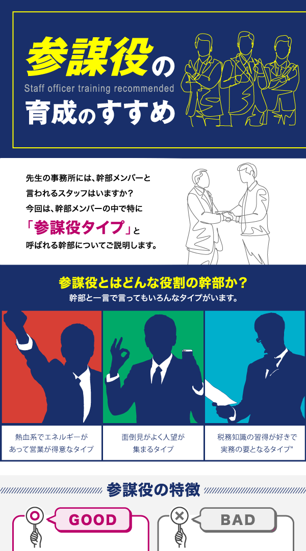 参謀役の育成のすすめ