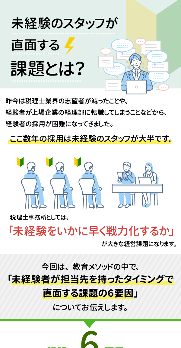 未経験のスタッフが直面する課題とは？