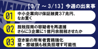 【3/7～3/13】今週の出来事